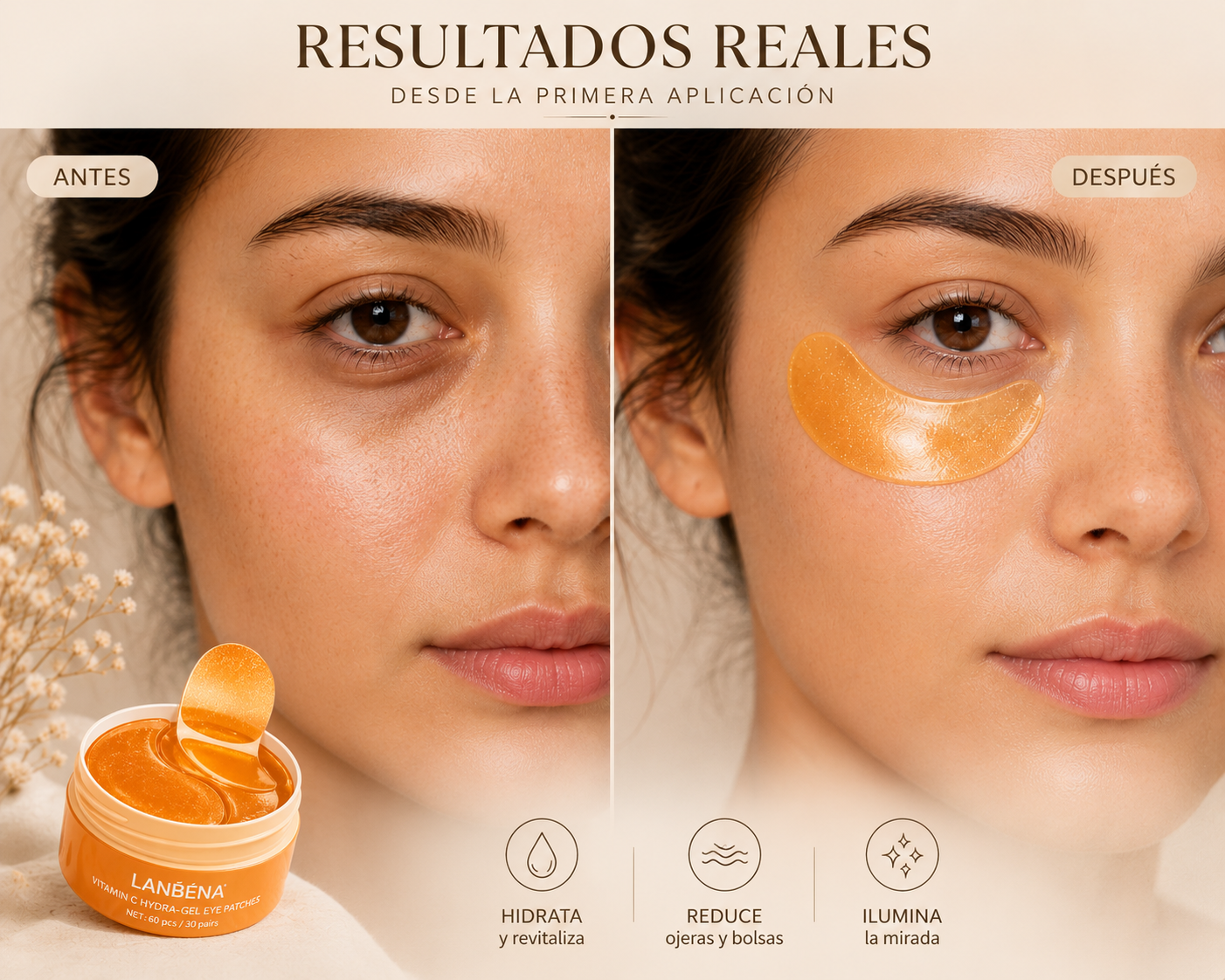 TaraDew™ Gold Eye Patches
