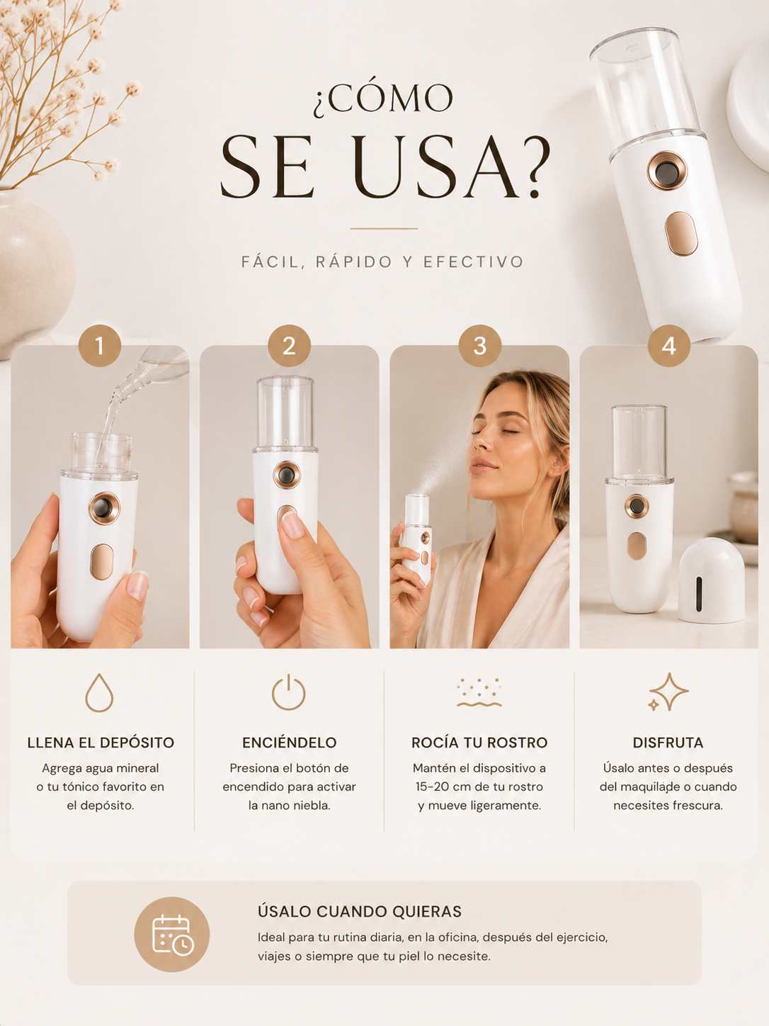 TaraMist™ Nano Hidratación Facial